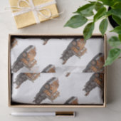 Boys Birthday Party Orange Semi Truck 薄葉紙 (ギフト)