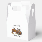 Boys birthday party with antique tractor design フェイバーボックス (オープン)