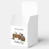 Boys birthday party with antique tractor design フェイバーボックス (オープン)