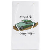 Boys birthday party with two toned sedan スモールペーパーバッグ (正面)