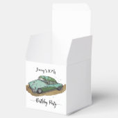 Boys birthday party with two toned sedan フェイバーボックス (オープン)