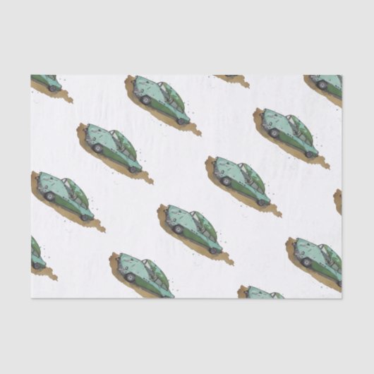 Boys birthday party with two toned sedan 薄葉紙 (正面)