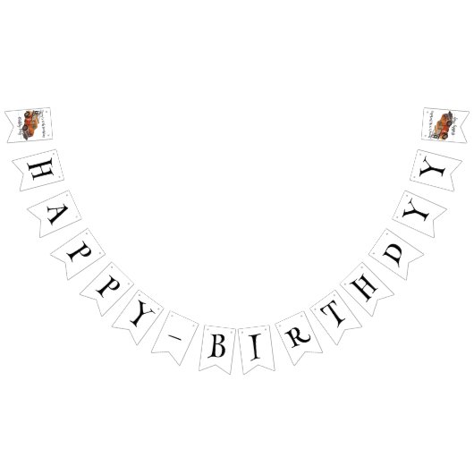 boys birthday party with wrecker バンティングフラッグ (全)