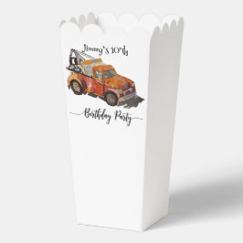 Boys birthday party with wrecker フェイバーボックス