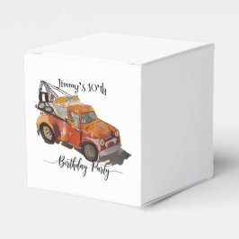 Boys birthday party with wrecker フェイバーボックス