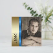 Boys Blue金ゴールド卒業発表 招待状 (スタンド正面)