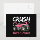 boys breast cancer awareness shirt for boys kids t ポストカード (正面/裏面)
