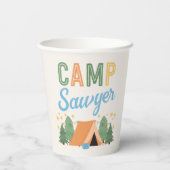 Boy's Camping Party Paper Cups 紙コップ (裏面)