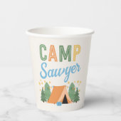 Boy's Camping Party Paper Cups 紙コップ (正面)