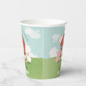  Boys Cowboy Farm Animal Cowboy Birthday 紙コップ (右)