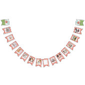 Boys Cute Farm 1st Birthday Milestone Photo バンティングフラッグ (全)