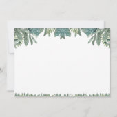 Boys Cute Safari Birthday Photo サンキューカード (裏面)