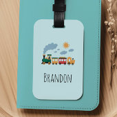 Boys Cute Train Kids ラゲッジタグ