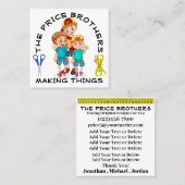 Boys Designers名刺 スクエア名刺 (正面/裏面)