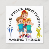 Boys Designers名刺 スクエア名刺 (正面)