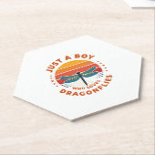 Boys Dragonfly ペーパーコースター (アングル)