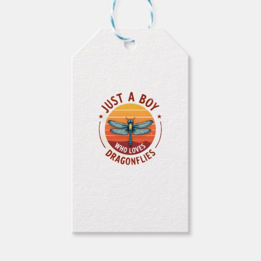 Boys Dragonfly (2) ギフトタグ (正面)