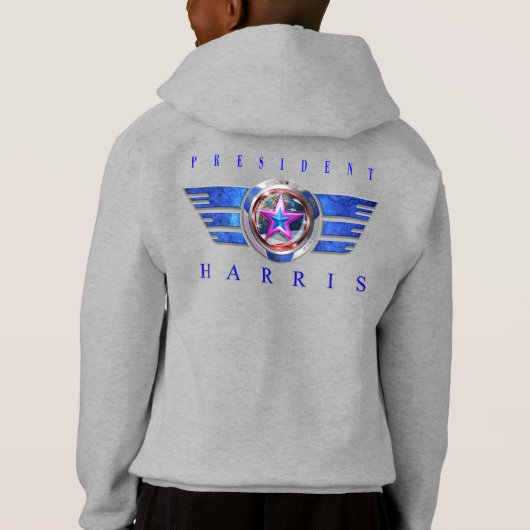 Boys Dual Sided Harris-Walz Wing/Stamp Medallion (裏面)