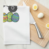 Boys Easter Monster Truck Happy Easter Day Eggs To キッチンタオル (四つ折り)