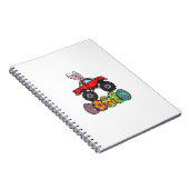 Boys Easter Monster Truck Happy Easter Day Eggs To ノートブック (右側)