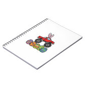Boys Easter Monster Truck Happy Easter Day Eggs To ノートブック (左側)