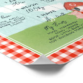 Boys Farm 1st Year Birthday Milestone  ポスター (角)