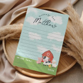 Boys Farm First Birthday Time Capsule Cards 招待状