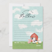 Boys Farm First Birthday Time Capsule Cards 招待状 (正面)