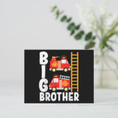 Boy's Fire Truck Fire Theme Big Brother Fire Engin シーズンカード (スタンド正面)