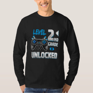 Boys Game On 2nd Grade Kids Gaming Back To School  Tシャツ