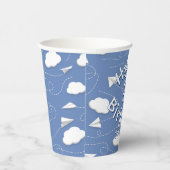 boys girls paper airplanes birthday 紙コップ (右)