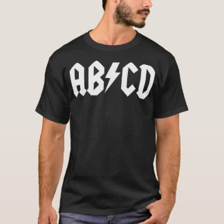 Boys Girls Teachers ABCD Rock Graphic back to Scho Tシャツ