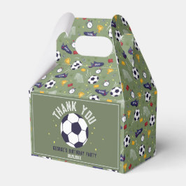Boys Green Soccer Sports Kids Birthday  フェイバーボックス