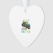 Boys Happy Easter Monster Truck Easter Eggs Toddle オーナメント (正面)