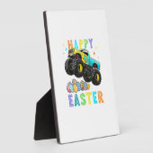 Boys Happy Easter Monster Truck Easter Eggs Toddle フォトプラーク (側面)