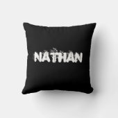 Boys Hockey Terminology in Red クッション (裏面)