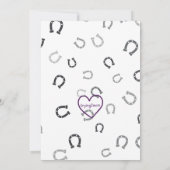 Boy's Horse Riding Birthday Party 招待状 (裏面)