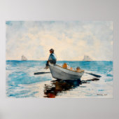 Boys in a Dory by Winslow Homer ポスター (正面)