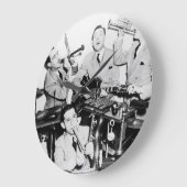 Boys in the Band:ヴィンテージ・アート。 ラージ壁時計 (傾斜)