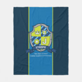 Boys Josephまたはletter Jの名前は青い毛布を意味する フリースブランケット (正面)