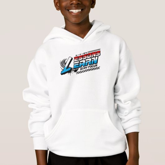 BOYS/KIDS FOCUS LESSONS LEARN PULLOVER HOODIE  (正面)