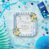 Boys Lemon Ciao Baby Italian Baby Shower ペーパープレート (パーティー)