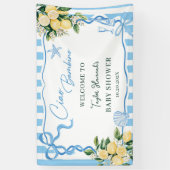 Boys Lemon Ciao Baby Italian Baby Shower 横断幕 (縦)