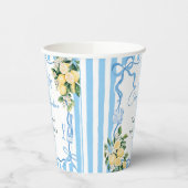 Boys Lemon Ciao Baby Italian Baby Shower 紙コップ (左)