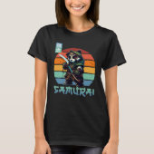 Boys Love Samurai Panda Japan Tシャツ (正面)