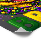 Boys Mardi Gras Six Seven Bruh Mardigator Alligato ポスター (角)