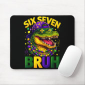 Boys Mardi Gras Six Seven Bruh Mardigator Alligato マウスパッド (マウス)