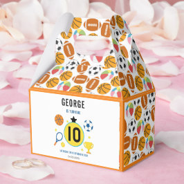 Boys Modern Sports Birthday Party | Game Day Theme フェイバーボックス