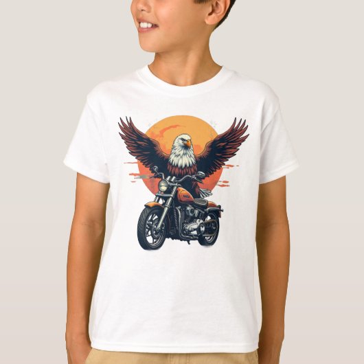 Boys Motorcycle Shirt Tシャツ (正面)