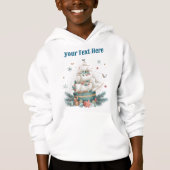 "Boys Nautical Christmas Hoodie – Cozy Holiday  (正面)